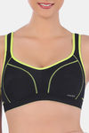 Triumph Padded Medium Impact Sports Bra- Black — thumbnail 4